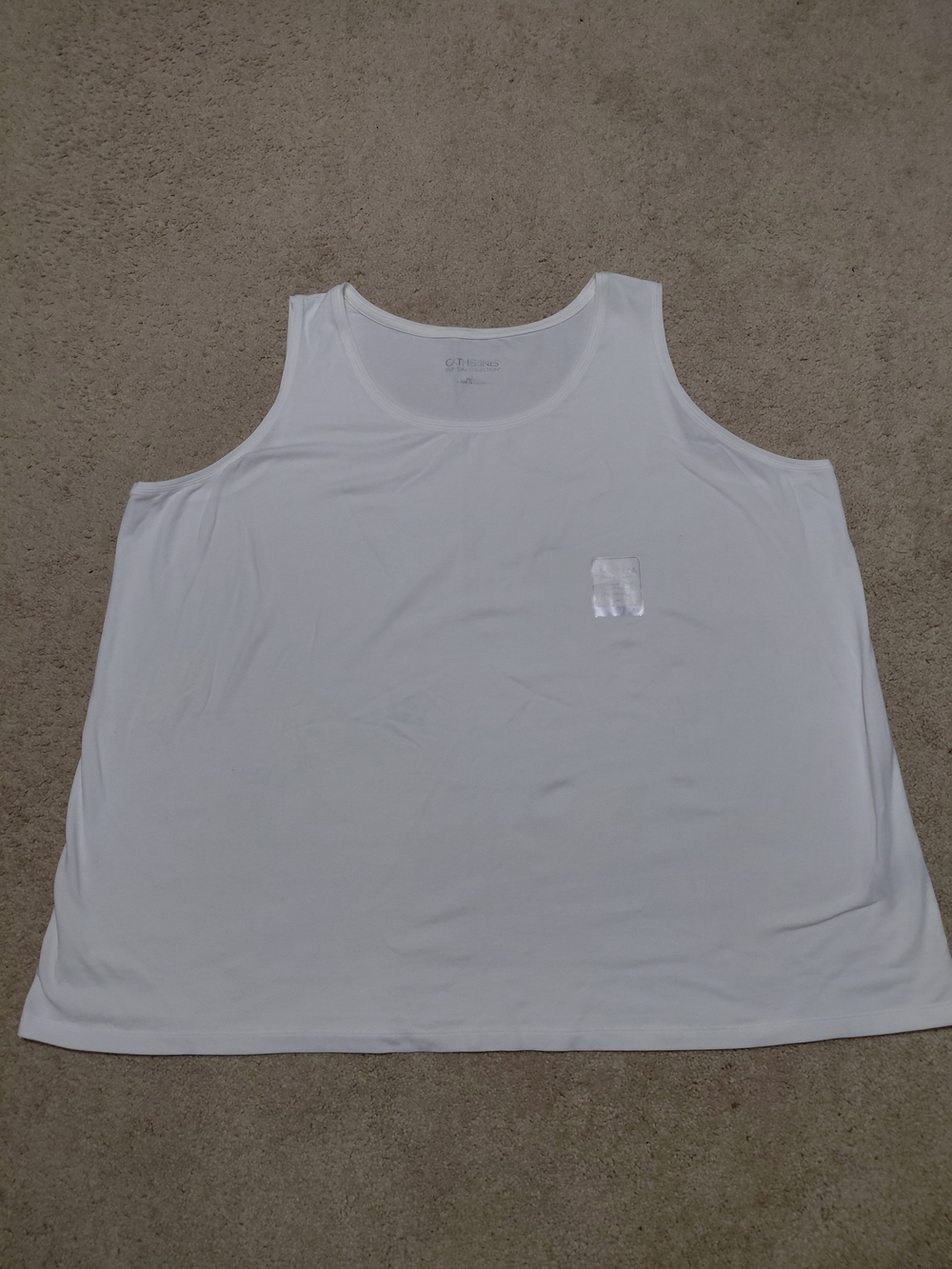 Catherines White Tank Top - Suprema Collection NTW